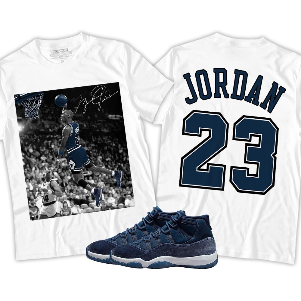 Number 23 Goat Unisex Sneaker Shirt Match Midnight Navy 11s Tee, Jordan 11 Retro Midnight Navy T-Shirt, Hoodie, Sweatshirt - 1.jpg