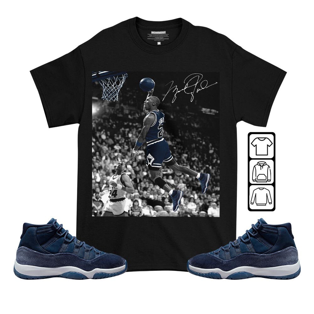 Number 23 Goat Unisex Sneaker Shirt Match Midnight Navy 11s Tee, Jordan 11 Retro Midnight Navy T-Shirt, Hoodie, Sweatshirt - 2.jpg