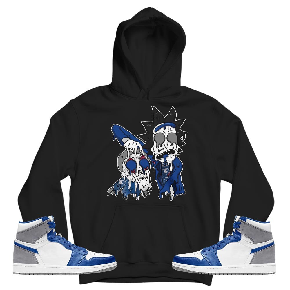 Rick And Drip Unisex Sneaker Shirt Match True Blue 1s Tee, Jordan 1 High OG True Blue T-Shirt, Hoodie, Sweatshirt - 3.jpg