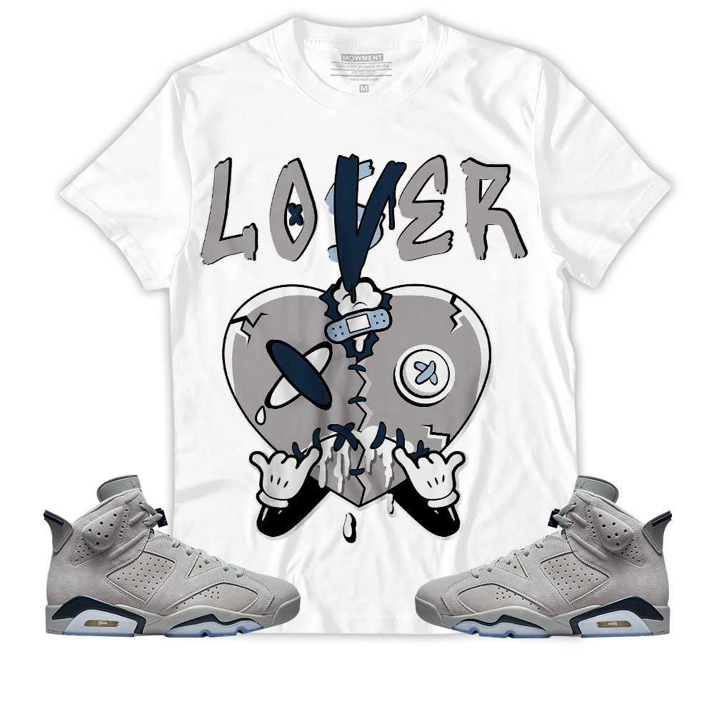 Shirt To Match Jordan 6 Retro Georgetown - Loser Lover Heart Dripping - Georgetown 6s Gifts Unisex Matching T-Shirt - 1.jpg