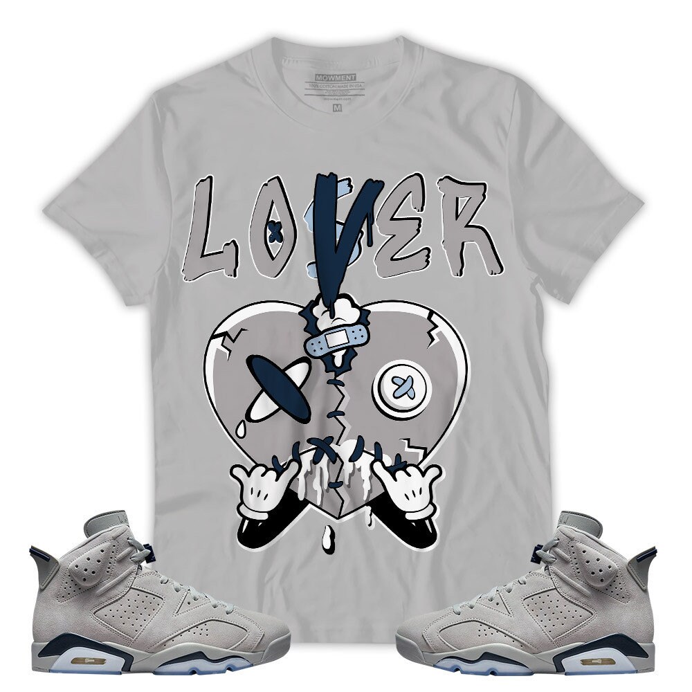 Shirt To Match Jordan 6 Retro Georgetown - Loser Lover Heart Dripping - Georgetown 6s Gifts Unisex Matching T-Shirt - 3.jpg