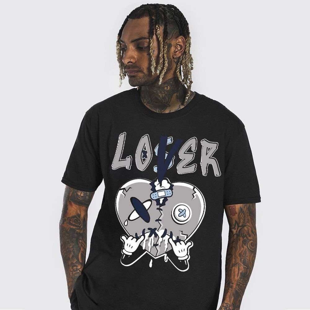Shirt To Match Jordan 6 Retro Georgetown - Loser Lover Heart Dripping - Georgetown 6s Gifts Unisex Matching T-Shirt - 4.jpg