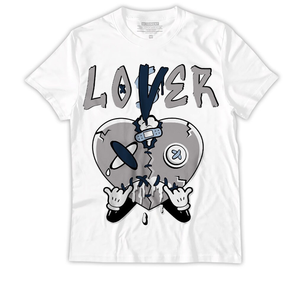 Shirt To Match Jordan 6 Retro Georgetown - Loser Lover Heart Dripping - Georgetown 6s Gifts Unisex Matching T-Shirt - 5.jpg