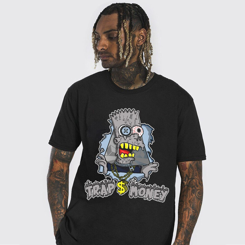 Shirt To Match Jordan 6 Retro Georgetown - Simpson Trap Money Dripping - Georgetown 6s Gifts Unisex Matching T-Shirt 300000147162 - 4.jpg