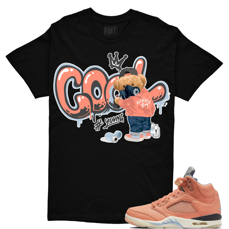 DJ Khaled 5s Matching Shirts, Cool Bear Shirt Matching Jordan 5 Crimson Bliss - 1.jpg