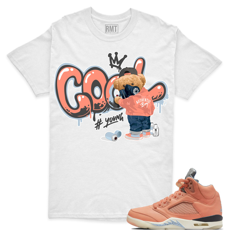 DJ Khaled 5s Matching Shirts, Cool Bear Shirt Matching Jordan 5 Crimson Bliss - 2.jpg
