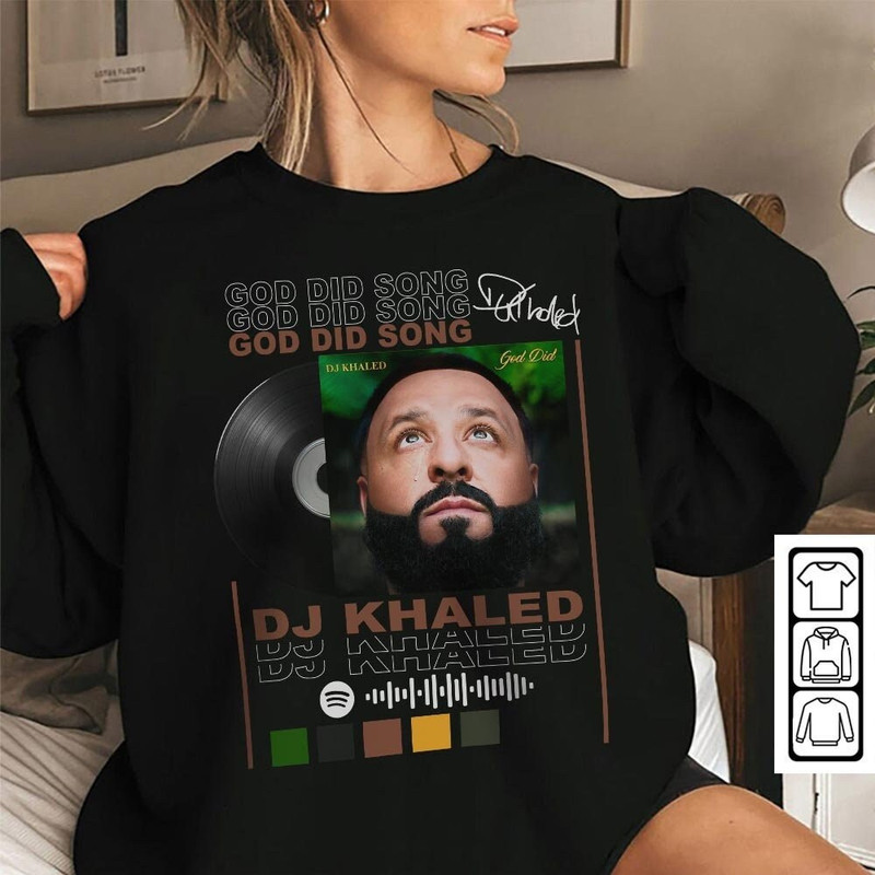 Dj Khaled Rap Shirt, GOD DID Song 90s Y2K Merch Vintage Hiphop Sweatshirt, Dj Khaled Retro Unisex Gift Bootleg Hoodie Rap0507DK - 5.jpg