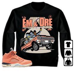 jordan 5 dj khaled crimson bliss unisex t-shirt, sweatshirt, hoodie, slim shady and dre, shirt to match sneaker