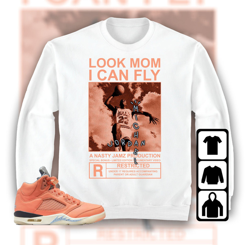 Jordan 5 DJ Khaled Crimson Bliss Unisex T-Shirt, Tee, Sweatshirt, Hoodie, MJ Can Fly, Shirt To Match Sneaker - 3.jpg