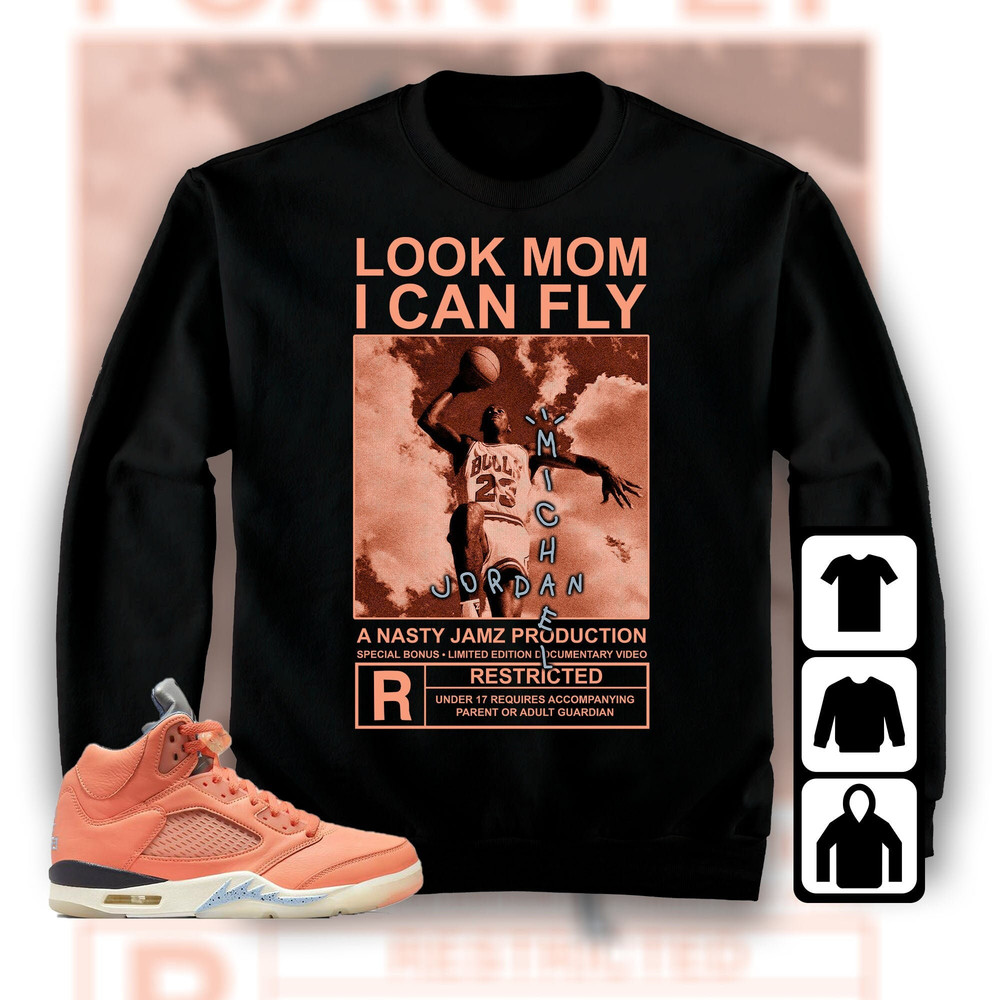 Jordan 5 DJ Khaled Crimson Bliss Unisex T-Shirt, Tee, Sweatshirt, Hoodie, MJ Can Fly, Shirt To Match Sneaker - 4.jpg