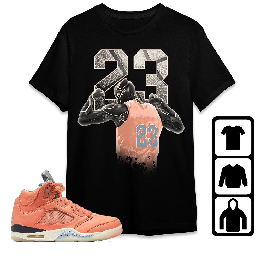Jordan 5 DJ Khaled Crimson Bliss Unisex T-Shirt, Tee, Sweatshirt, Hoodie, Number 23 Panther, Shirt To Match Sneaker - 1.jpg