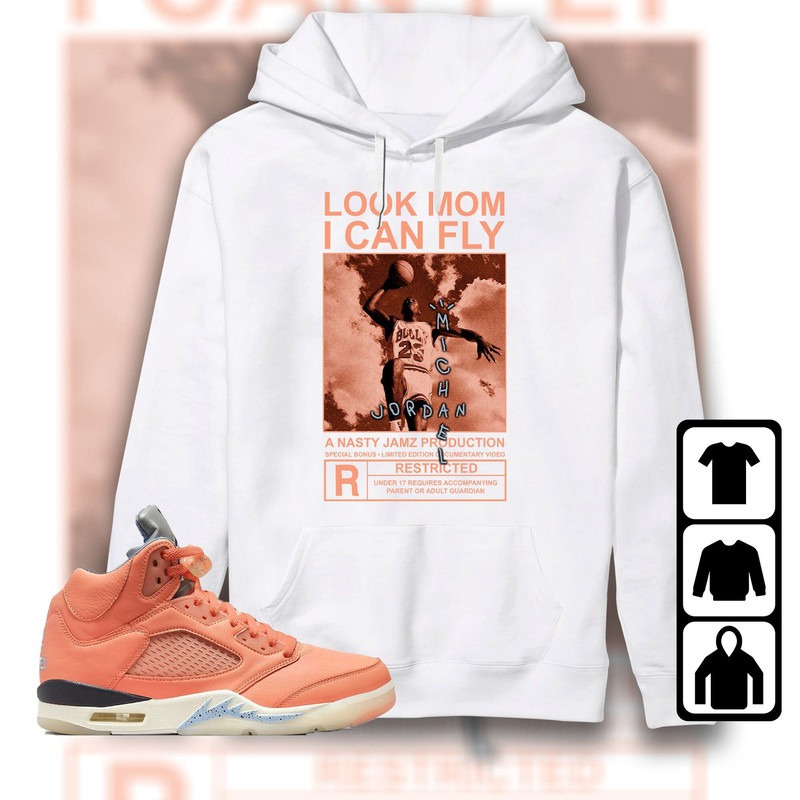 Jordan 5 DJ Khaled Crimson Bliss Unisex T-Shirt, Tee, Sweatshirt, Hoodie, MJ Can Fly, Shirt To Match Sneaker - 5.jpg