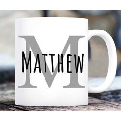 custom coffee mug for men, custom coffee cup, custom mug, initial coffee mug, personalized coffee mug, personalized coff