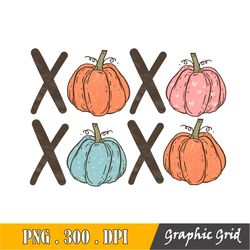 Fall Pumpkin Xoxo Png Sublimation