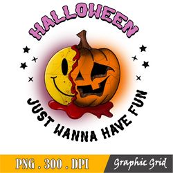 Halloween Pumpkin Sublimation Png, Ghouls Halloween Png, Just Wanna Have Fun Png, Disco Ball Png, Sublimation, Digital D