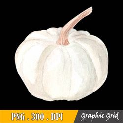 Pumpkin Sublimation Designs Downloads, Pumpkin Design, Watercolor Floral Png Files
