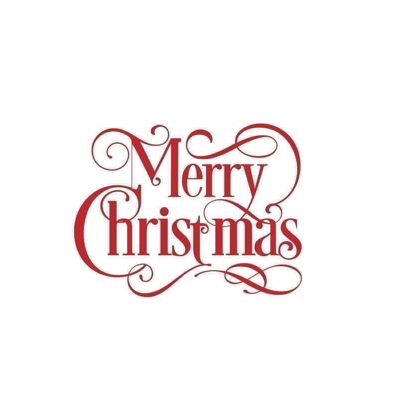 Merry Christmas - round frame red and white.png