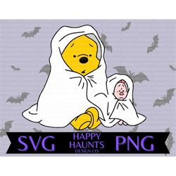 scared bear svg, easy cut file for cricut, layered by colour