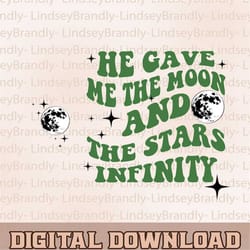 he gave me the moon and the stars infinity png, cousin beach png, team conrad png