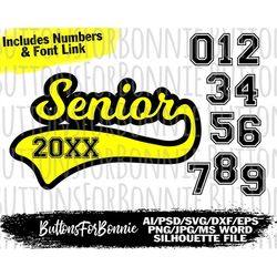 senior 2020 svg, senior year svg, senior shirt design, senior logo, senior class, class of 2020 svg, cut file, vinyl fil