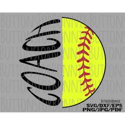 softball coach, softball svg, softball coach gift, coach gift, diy coach gift, digital cutting file, cricut, softball te
