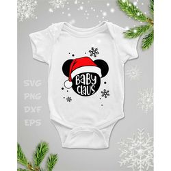 Baby Claus Svg, Christmas Baby Png, Merry Christmas Svg, Christmas Family Svg, Png, Dxf, Eps