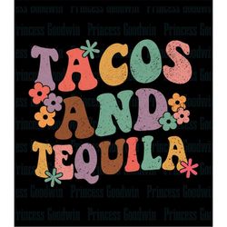 tacos and tequila png, spanish party matching png, cinco de mayo png, mexico hat digital download