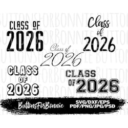 class of 2026 svg, senior 2026 svg, senior portrait overlay, invitation, graduation svg, school svg, class svg, educatio