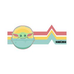baby yoda the mandalorian rainbow svg, trending svg, star wars svg, the mandalorian svg, the child svg, baby yoda svg, y