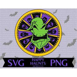 oogie boogie svg, easy cut file for cricut, layered by colour