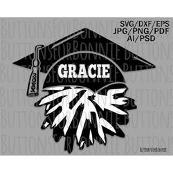 senior cheerleader, senior template, graduate template, cheer svg, senior svg, graduate svg, cutting file, cricut, senio