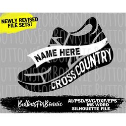 cross country svg, running svg, track and field svg, shoe, template, decal, shirt, school, cut file, iron on, cross coun
