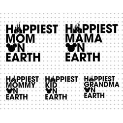 bundle happiest place on earth svg, family vacation svg, family trip shirt svg, vacay mode svg, magical kingdom svg, mag
