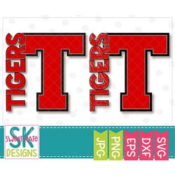 tigers, svg dxf, eps, cricut cut file, silhouette cut file, jpg, png, htv, scrapbook die cut, tiger, sweet kate designs