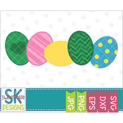 easter eggs svg, easter svg, scrapbook die cut, heat transfer vinyl, htv, cricut svg, silhouette svg, holiday svg, sweet