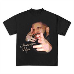 drake t-shirt | rap tee concert champagne papi merch 21 savage kanye west | rare hip hop graphic print |