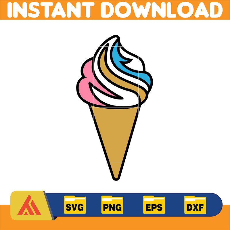 Barbi Icons Rainbow Inline Skate Flamingo Palm Ice Cream Sun, SVG PNG Clipart Digital Download (10).jpg