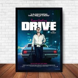 drive movie poster canvas wall art home decor (no frame)