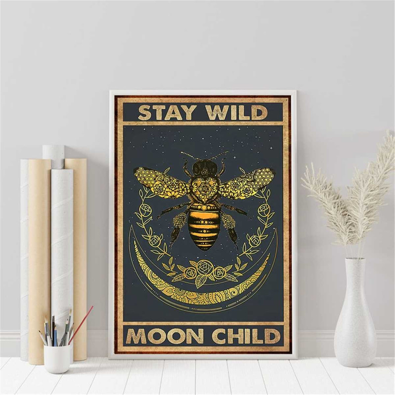 MR-2172023214127-bee-hippie-stay-wild-moon-child-poster-bee-vintage-wall-image-1.jpg