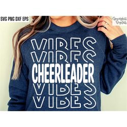 cheerleader vibes | cheer svgs| cheer team cut files | cheerleading svgs | cheerleading tshirt designs | cheer squad png
