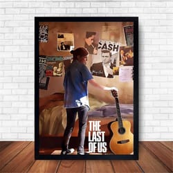 the last of us game poster canvas wall art home decor (no frame)