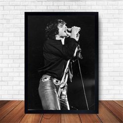 jim morrison music poster canvas wall art home decor (no frame)