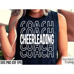 cheerleading coach | cheerleading svgs | t-shirt cut files | cheerleader quotes | sports team png | high school cheer |