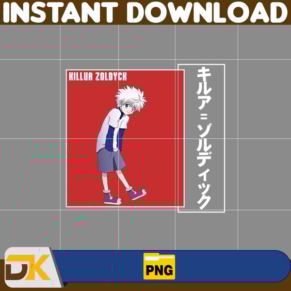 Killua Zoldyck Png, Anime Png, Japanese Png, Anime Silhouett | Inspire ...