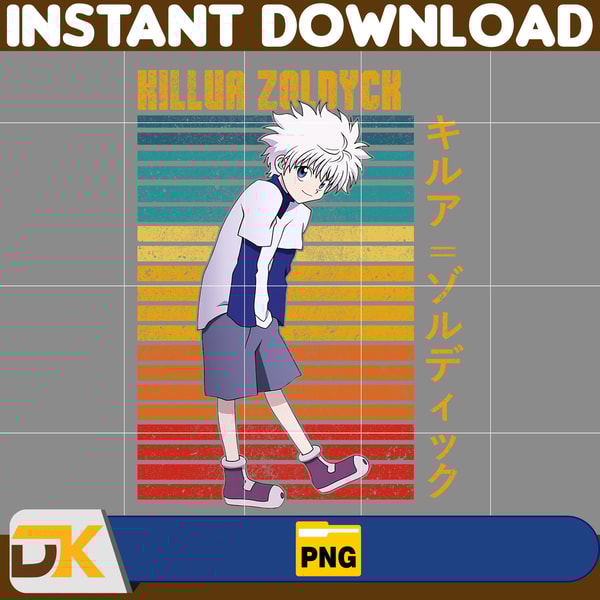 Killua Zoldyck Png, Anime Png, Japanese Png, Anime Silhouett | Inspire ...