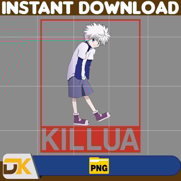 Killua Zoldyck Png, Anime Png, Japanese Png, Anime Silhouett | Inspire ...