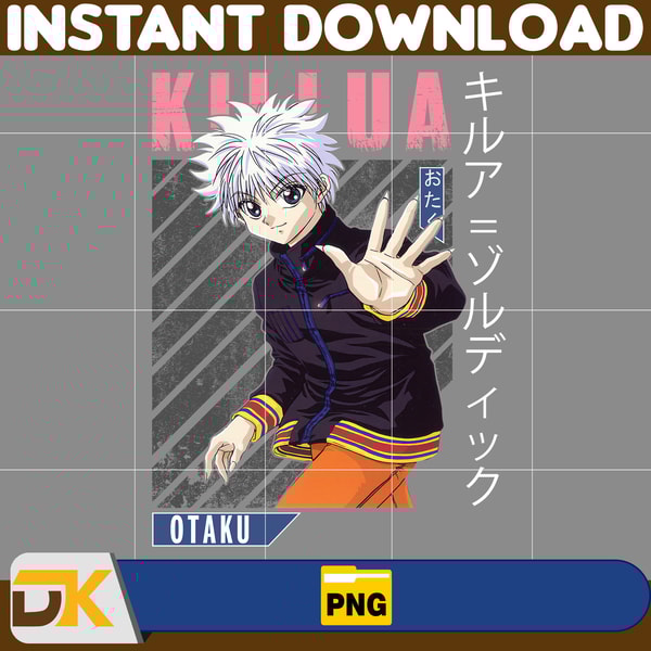 Killua Zoldyck Png, Anime Png, Japanese Png, Anime Silhouett | Inspire ...