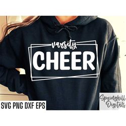 varsity cheer svgs | cheerleading t-shirt | cheer team cut files | high school svgs | cheerleading tshirt | cheer squad