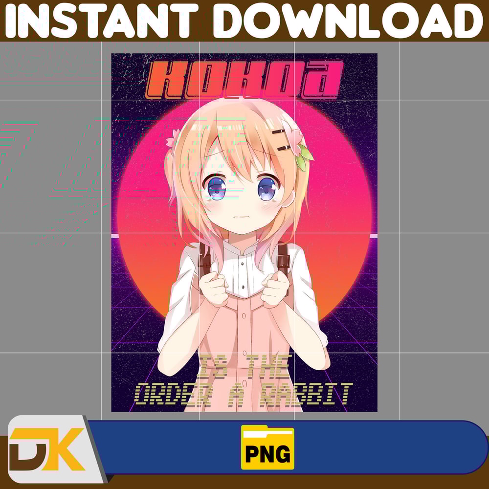 Kokoa Hoto Png, Anime Png, Japanese Png, Anime Silhouette Png, Anime Character, Anime Vector Files (26).jpg