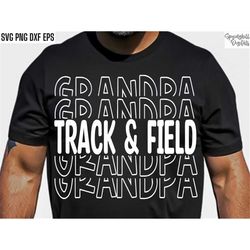 track and field grandpa | cross country svgs | sports cut files | running quote | t-shirt designs | high school track |
